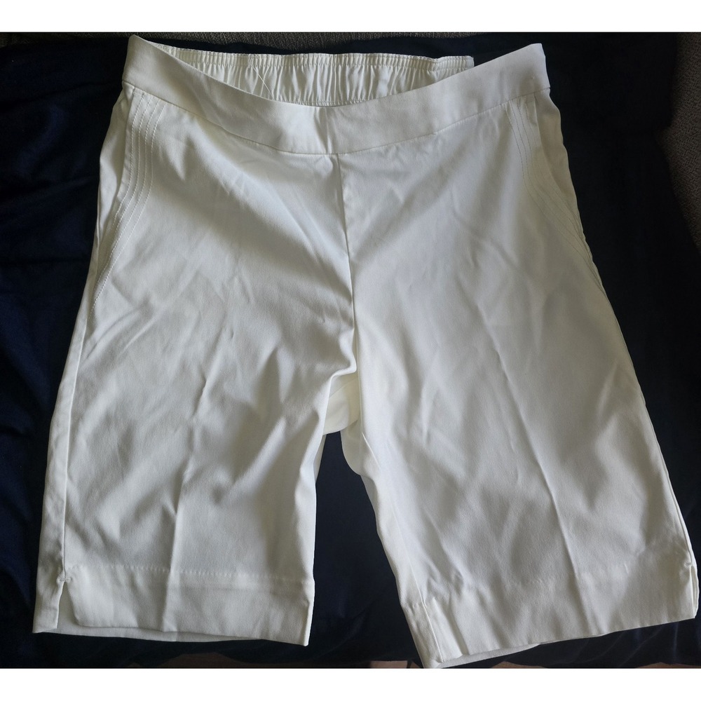 NWT$75 Nike Dry-Fit UV Women's 11'' Golf Shorts White Size S
